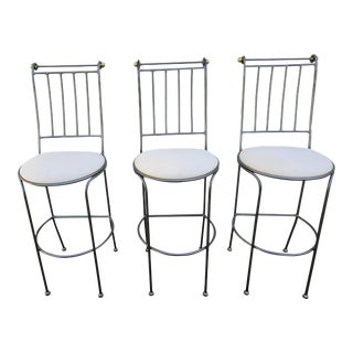 Charleston Forge Bar Stools - Set of 3 For Sale