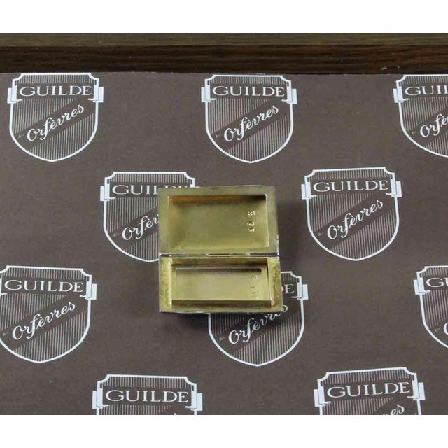 Late 19th Century Sterling Silver Miniature Hinged Photo Box. For Sale - Image 5 of 8