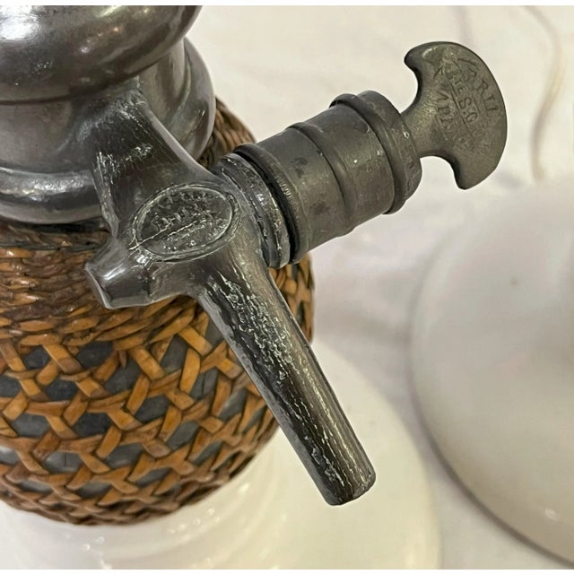 19th Century French 'Briet Brevete' Seltzer Bottle Lamps- a Pair For Sale In West Palm - Image 6 of 12