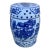 Blue and White Porcelain Chinoiserie Garden Stool or Side Table For Sale