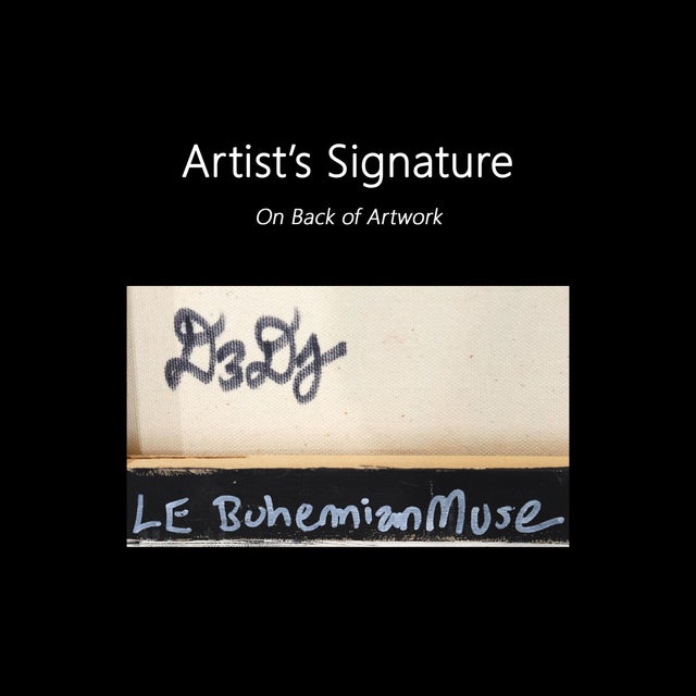 White Textural Layered Painting - Rebel - Abstract Minimalist Painting Original Artwork by Le BohemianMuse For Sale - Image 9 of 9