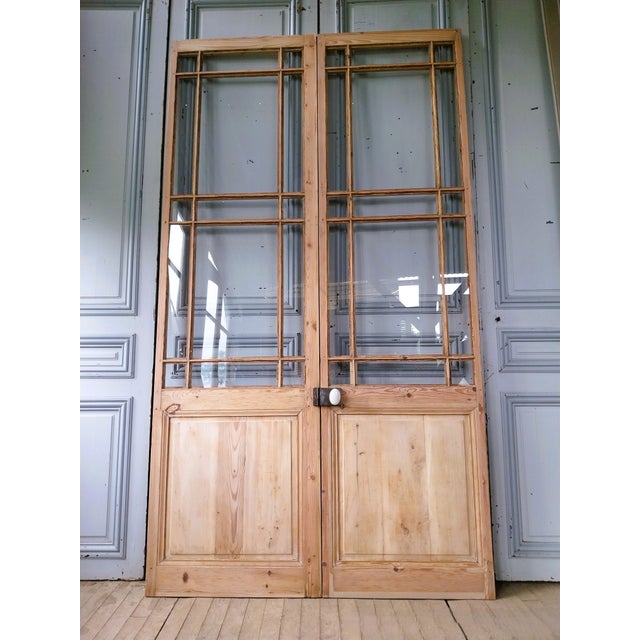Double-Leaf Glass Doors, Set of 2 For Sale - Image 13 of 16
