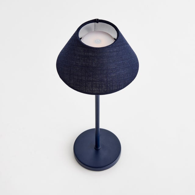 Contemporary Alluna Cordless Led Lamp 14" - Navy For Sale - Image 3 of 9