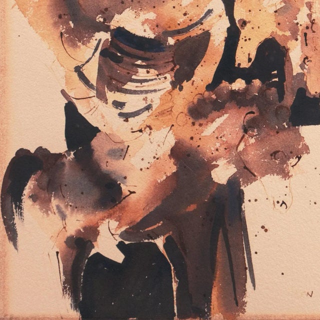 'Figures on Horseback' by Ben Abril, Los Angeles County Museum, Laguna Beach California For Sale - Image 9 of 10