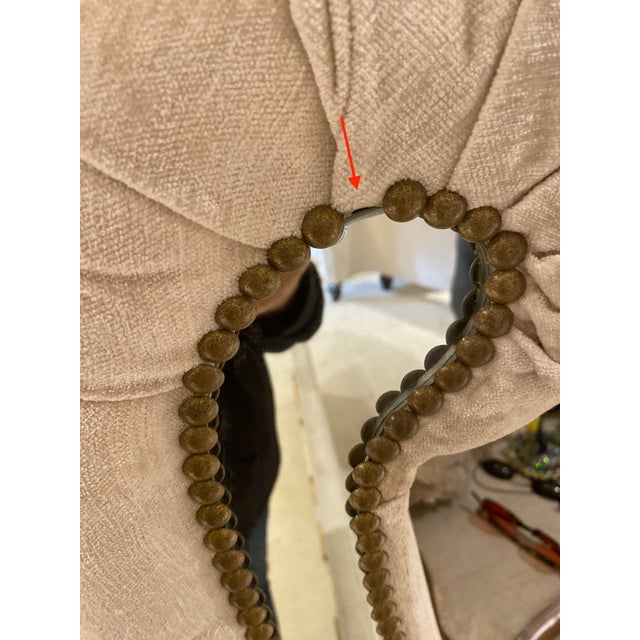 Bridgitte Ivory Mirror Bed by Haute House - King Size For Sale - Image 9 of 9