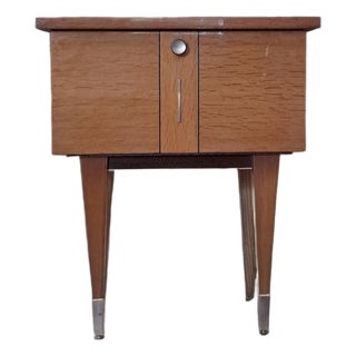 Mid-Century Modern French Nightstand, 1950s For Sale