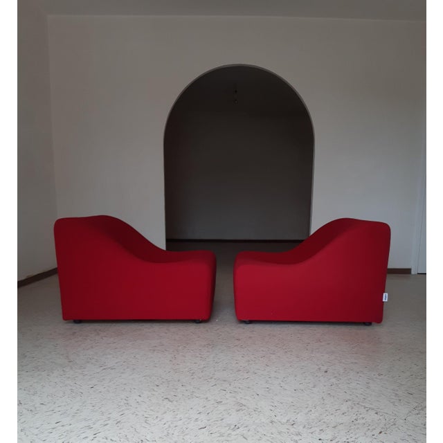 Chromatic Single-Piece Swivel Chair Set by Kwok Hoi Chan for Steiner 1980s, Set of 2 For Sale - Image 11 of 12