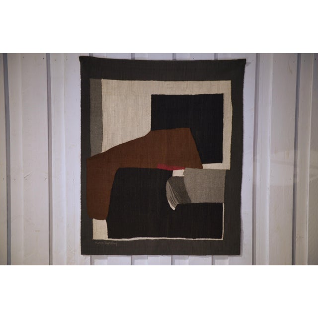 Tapestry by Pierre Chevalley for Suzy Langlois, 1970s For Sale - Image 6 of 12