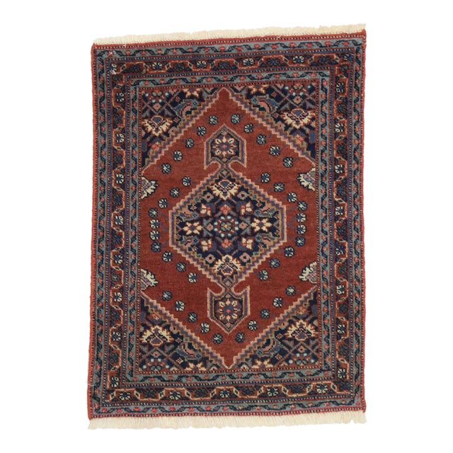 Vintage Persian Kashan Rug, 01'09 X 02'05 For Sale