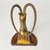 Mid 20th Century Huge Brass Gazelle Bust on Wood Single Bookend Made in Spain For Sale - Image 12 of 15