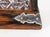 Antique Betjemanns Coromandel 3 Crystal Decanter Tantalus Silver Hallmarks, 1907 For Sale - Image 12 of 18