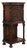 Antique Carved Walnut Baroque Style Liquor Cabinet For Sale