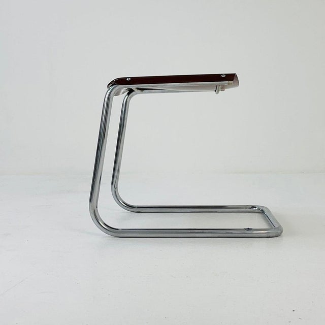 Mart Stam Mid-Century Bauhaus B37 Stool by Mart Stam for Bremshy, 1960s For Sale - Image 4 of 11