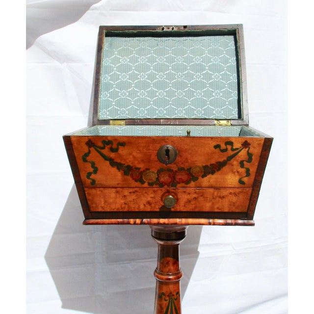 Antique Sewing Box Table Chairish