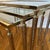 French 1960s French Nickeled Nesting Tables With Glass Tops Maison Jansen Attributed Set of 3 For Sale - Image 3 of 12