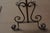 Metal Vintage Cast Iron / Metal Primitive Rustic 3 Tier Graduated Drying / Quilt Rack Stand For Sale - Image 7 of 18