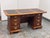 Lexington Traditional Double Pedestal Executive Desk, Vintage For Sale - Image 11 of 12