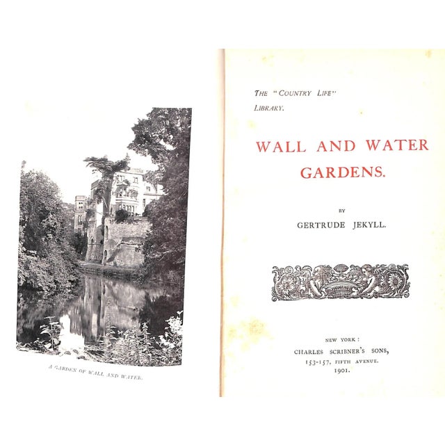 Traditional "Wall & Water Gardens" 1901 Jekyll, Gertrude For Sale - Image 3 of 13