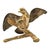 Large Vintage Brass Eagle Landing on Branch Sculpture — 24" Wingspan For Sale - Image 16 of 17