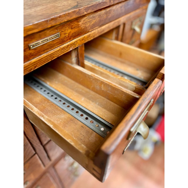 Mid 20th Century Vintage MidCentury Library Bureau Sole Makers 30