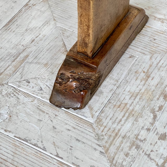 Antique French Fruitwood Benches, 1890s, Set of 2 For Sale - Image 10 of 11