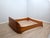 Mid-Century Modern Italian Curved Walnut Bed Frame with Storage Headboard, 1970s For Sale - Image 3 of 18