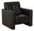 Black Leather Armchair from Koinor For Sale