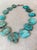 Contemporary Vintage Turquoise Jasper Beaded Necklace For Sale - Image 3 of 3