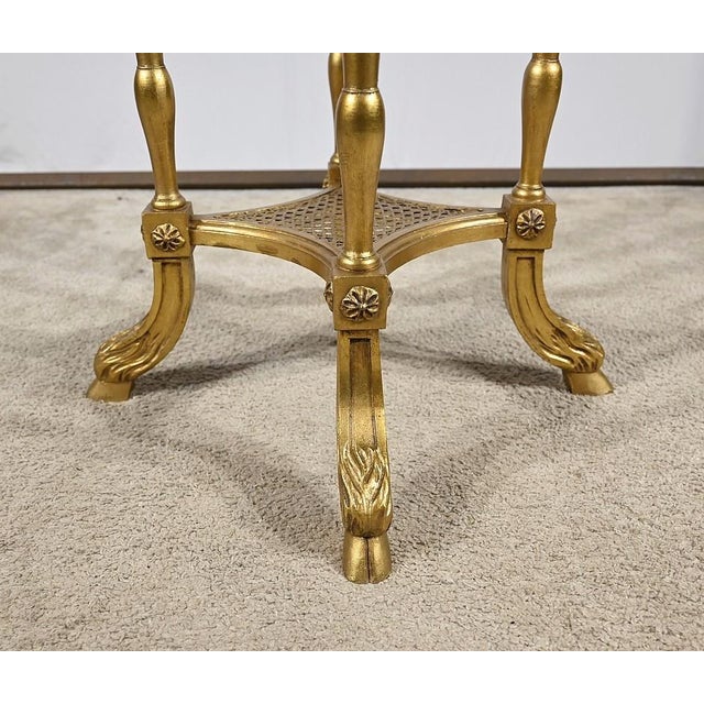 Side Table in Gilded Wood, 1920 For Sale - Image 11 of 17