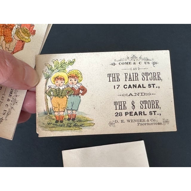 Victorian Trade Cards New York City Advertising Ephemera For Sale - Image 4 of 15