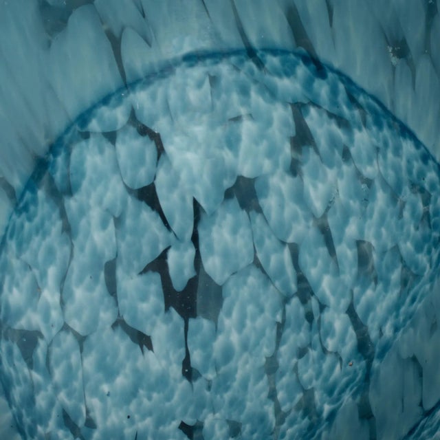 Jamie Young Jamie Young Cosmos Glass Balls in Teal - Set of 2 For Sale - Image 4 of 12