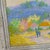 Wood Vintage French Pastel Landscape Painting – Colorful Countryside Village – Ornate Frame For Sale - Image 7 of 11