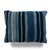 Rich faded indigo stripe cushion made from vintage handwoven and hand-dyed slubby cotton fabric. This decorative pillow...