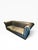 1990s Ralph Lauren Vintage Brompton Distressed Leather Sofa, English Cowhide & Custom Wool Cushions Cushions For Sale - Image 9 of 14