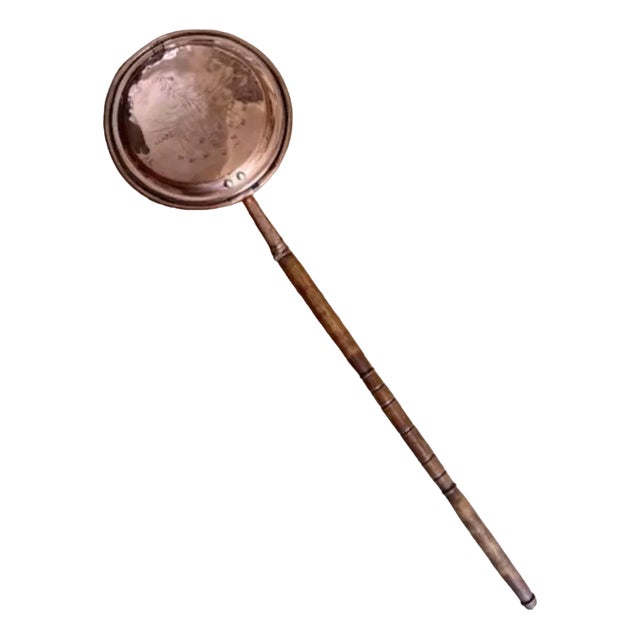 Antique George III Copper Warming Pan, 1800s For Sale