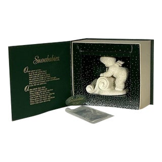 Department 56 Snowbabies “To My Friend” Figurine 1998-2001, With Original Box & Packing For Sale