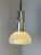 Chrome and Frosted Glass Pendant Lamp by Herbert Proft for Limburg For Sale - Image 5 of 11