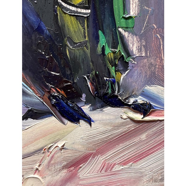 Contemporary Telluride Dirt Road by David Shingler | Oil on Panel Dirt road surrounded by trees in a mountainous landscape. For Sale - Image 3 of 3