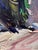 Contemporary Telluride Dirt Road by David Shingler | Oil on Panel Dirt road surrounded by trees in a mountainous landscape. For Sale - Image 3 of 3