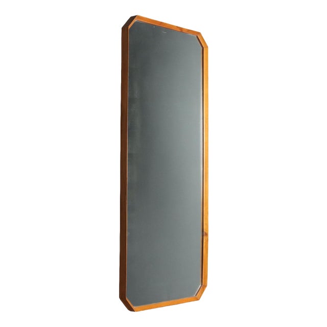 Vintage Mirror with Walnut Frame, 1960s For Sale