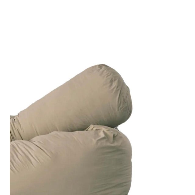 Ettore Sottsass Sausage Sofa in Fabric Upholstery by Willo Perron for Ettore Sottsass For Sale - Image 4 of 9