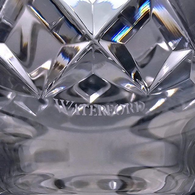 Waterford Lismore Lead Hand Cut Crystal Rose Bowl Vase 6.5" For Sale - Image 11 of 11