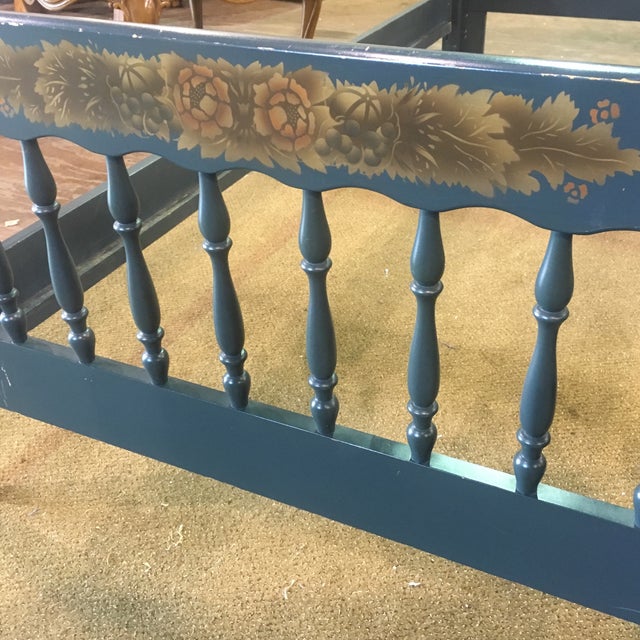 Vintage Hitchcock Blue Twin Bed Chairish