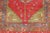 Red Antique Turkish Medallion Oushak Rug in Red, Green and Blue 6'0 X 8'6 For Sale - Image 8 of 13