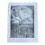 1980’s Original Surreal Large Etching Acrobats Flying Over Village For Sale