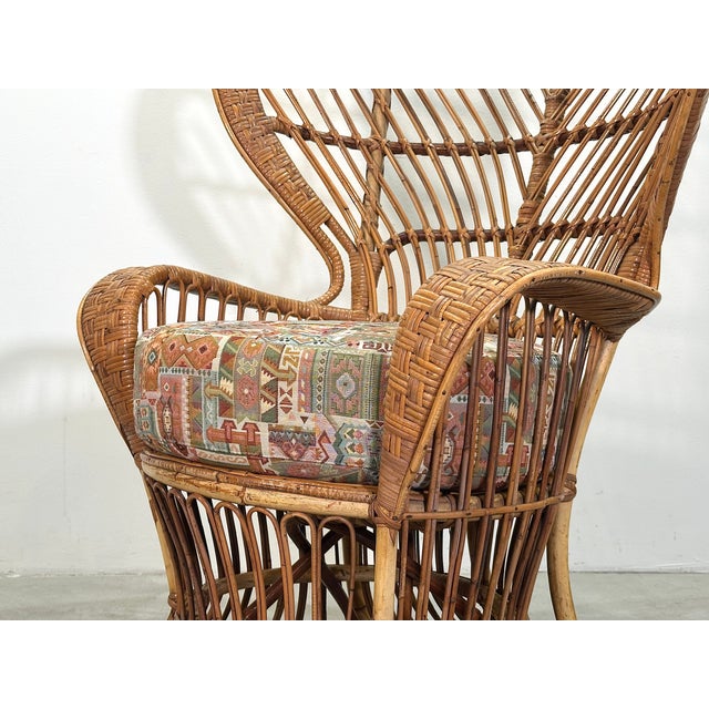 Biancamano Armchair in Wicker by Lino Carminati and Gio Ponti, 1950s For Sale - Image 17 of 18