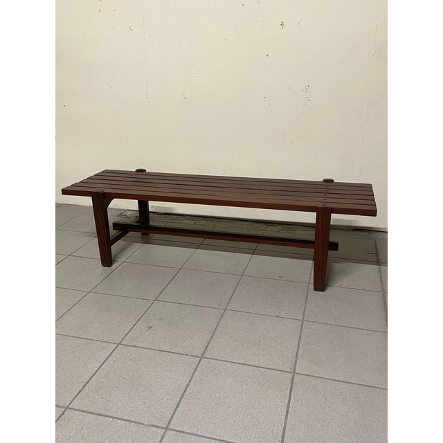 Vintage Danish Teak Bench, 1960s For Sale - Image 15 of 18