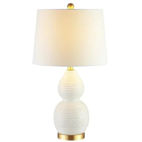 Metal Safavieh Darsa Table Lamp - White For Sale - Image 7 of 7