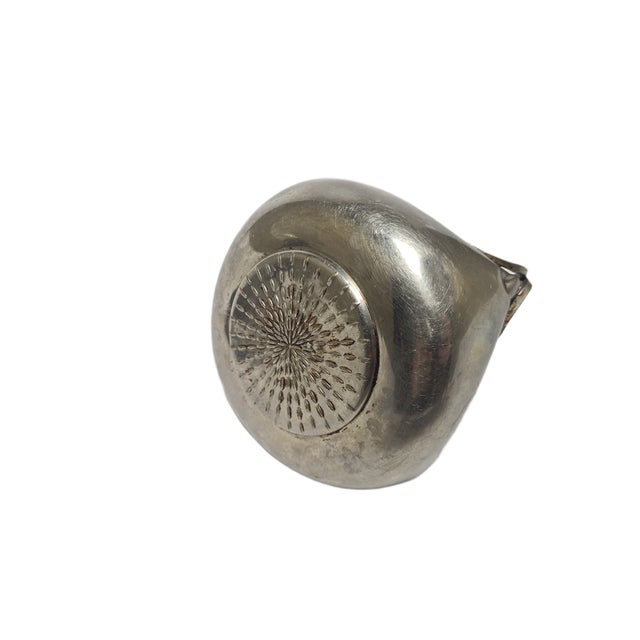 Metal Art Nouveau Sugar Bowl, Sweden, 1950s For Sale - Image 7 of 15