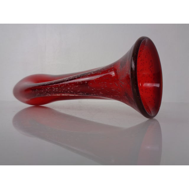 Red Murano Glass Vase, Italy, 1960s For Sale - Image 12 of 18